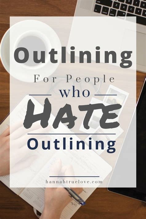 Outlining For People Who Hate Outlining The 15 Part Outline I Use For