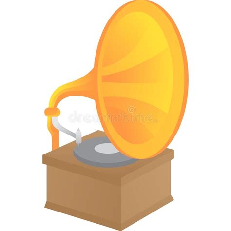 Phonograph Isolated Stock Illustrations 3450 Phonograph Isolated