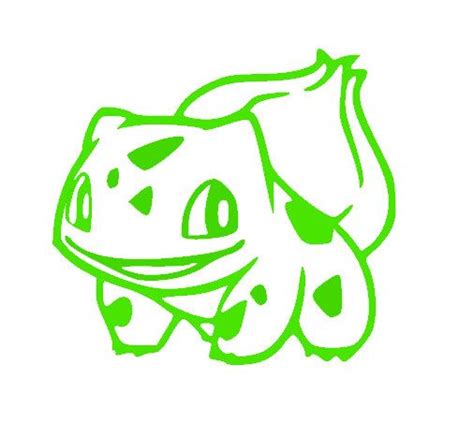 Bulbasaur Pokemon Decal Pokemon Decal Mask Ideas Vinyl Pokemon