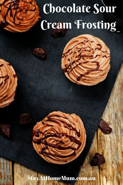 When you remove the whey, you are left with a kind of cottage cheese. Chocolate Sour Cream Frosting | Stay at Home Mum