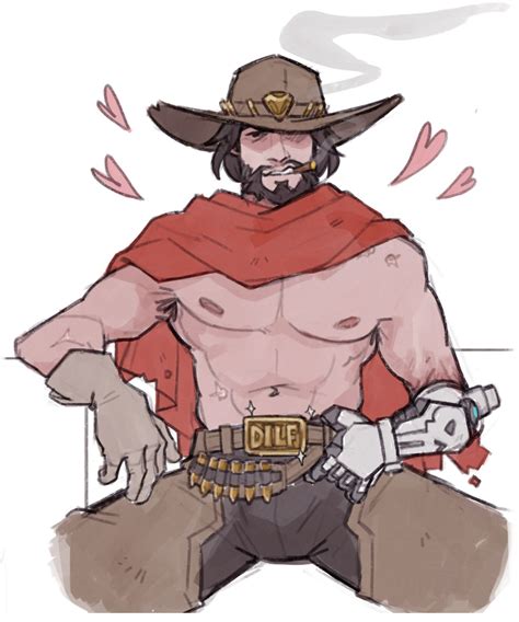 Here And There Overwatch Overwatch Fan Art Cowboy Anime