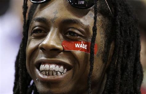 Lil wayne is famous for his rap music. Lil Wayne's Diamond Teeth - The 20 Dumbest Rapper ...
