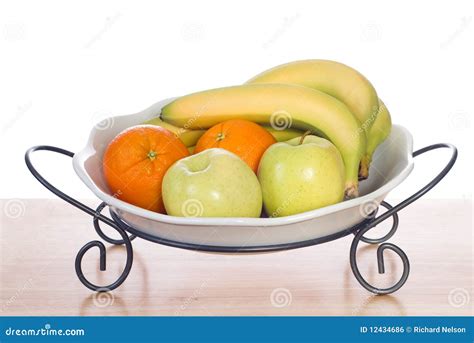 Bowl Of Fresh Fruit Stock Photo Image Of Organic Produce 12434686