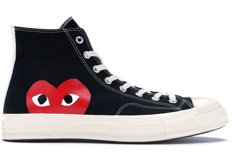 Converse Chuck Taylor All Star 70 Hi Comme Des Garcons Play Black