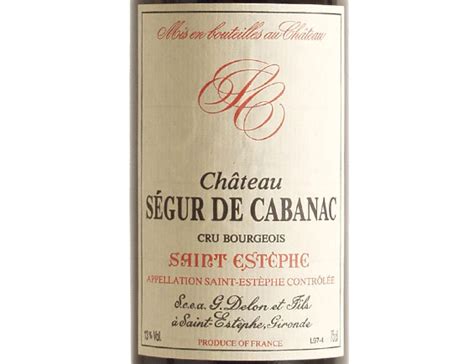 Produzione limitatissima e affinamento di 20 mesi per questo vino non filtrato. Achat Château Ségur De Cabanac 2013 - Wineandco