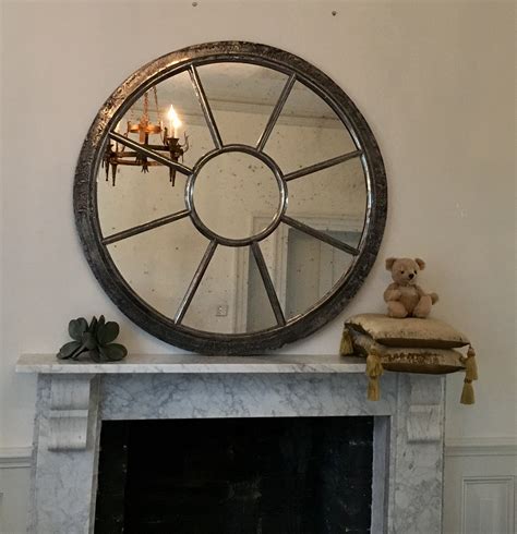A pair of our black window mirrors, made from high quality solid wood, with a beautiful arched design will bring a sense of balance and elegance to a neutral room. Polished Reclaimed Large Round Window Mirror polished ...