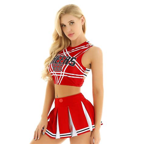 School Girl Cosplay Uniforme Sexy Lingerie Cheerleader Costume Set Fruugo Ch