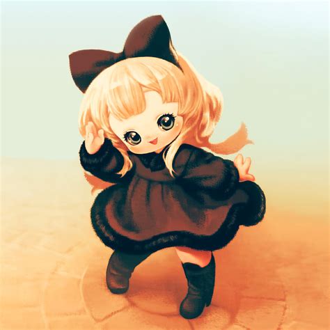 The Big Imageboard Tbib Bad Id Bad Pixiv Id Blonde Hair Boots Bow Dress Grey Eyes Hair Bow