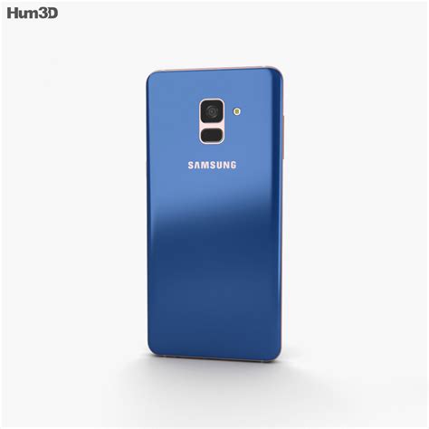 Samsung Galaxy A8 (2018) Blue 3D model - Electronics on Hum3D