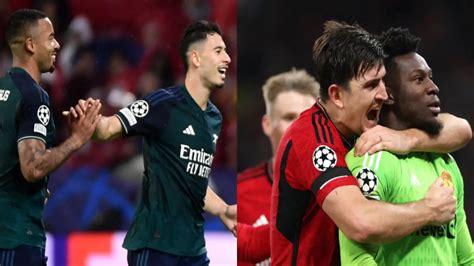 Arsenal And Manchester United Win In Dramatic Champions League