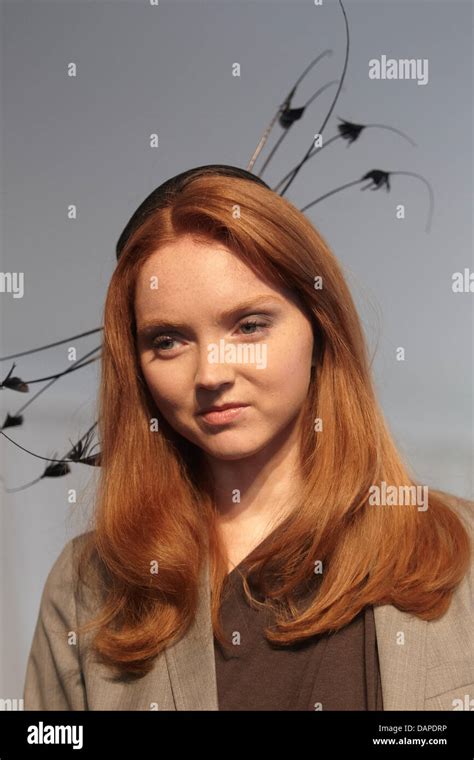 British Model Lily Cole Poses At The Official Presentation Of The