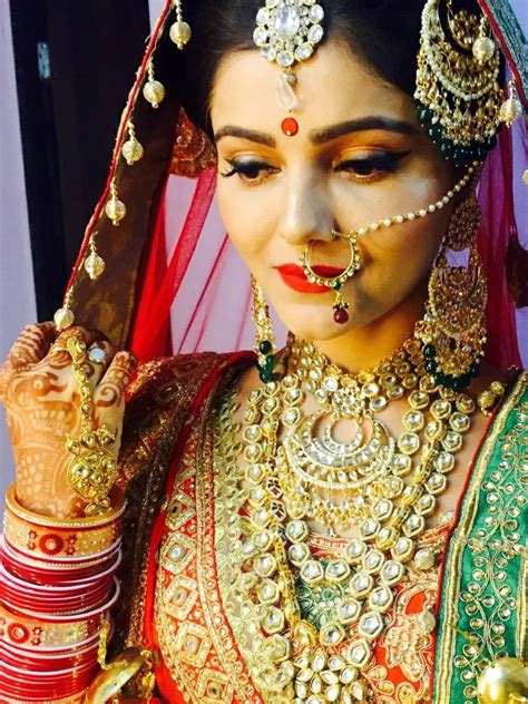 Rubina Dilaik Punjabi Bride Indian Bride Indian Wear Bride Beauty Bride Jewellery Bridal