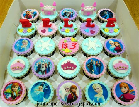 Jenn Cupcakes And Muffins Disney Frozen Cupcakes