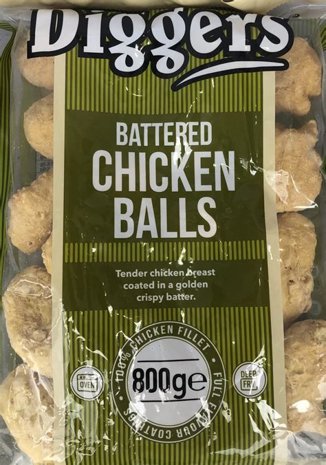 Diggers Battered Chicken Balls 800g Ballyowen Foods
