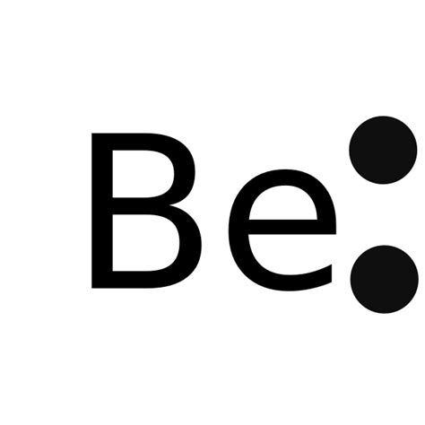 Lewis Dot Diagram Beryllium