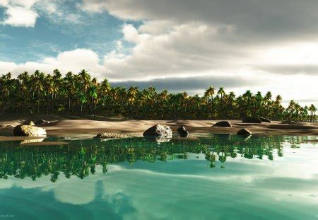 Wallsauce is a trading name of omega sky ltd. Tropical Island Fantasy - 3D and CG & Abstract Background Wallpapers on Desktop Nexus (Image ...
