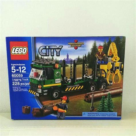 Lego 60059 Logging Truck Retired Eol Set Shopee Singapore