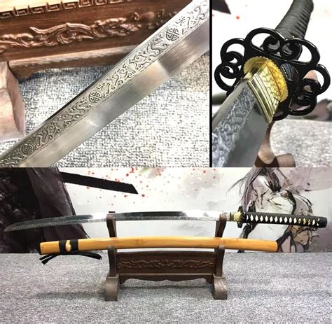 Handmade 1095 High Carbon Steel Sharp Japanese Sword Samurai Katana