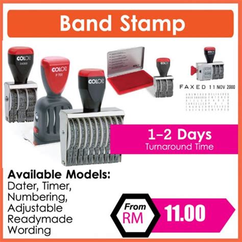 Band Stamp Daternumbering Stamp My