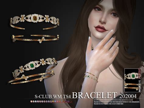 The Sims Resource S Club Wm Ts4 Bracelet 202004