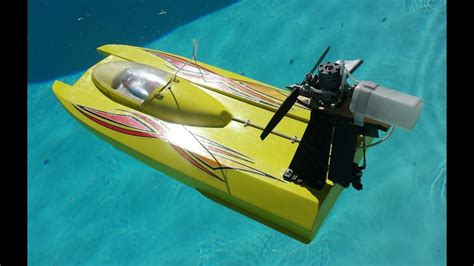 Aquacraft Nitro Rc Airboat Hydroplane Fast N Loud Youtube