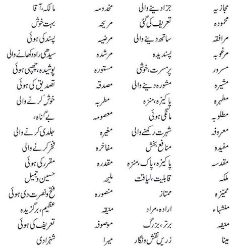 Islamic Names For Girls Starting With Meem - Khawab Ki Tabeer