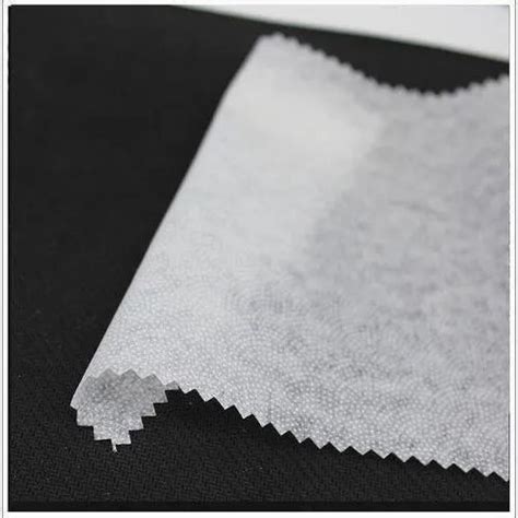 Kingsafe White 65 Gsm Non Woven Fusible Interlining Fabric Dot At Rs