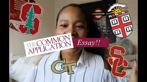 We also realize that they aren't necessarily helpful to someone looking for actual tips on how to write. Reading My Common App Essay (Accepted at Ivy League ...