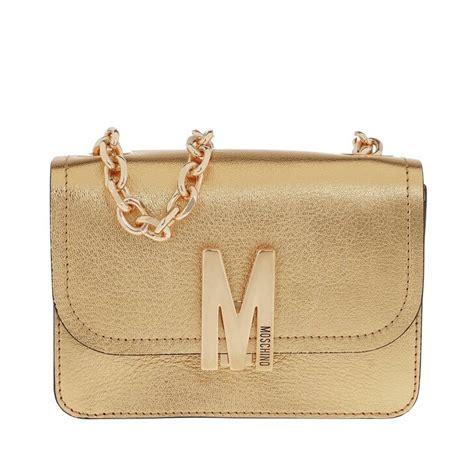 Moschino Crossbody Bag Oro Lucido In Gold Fashionette