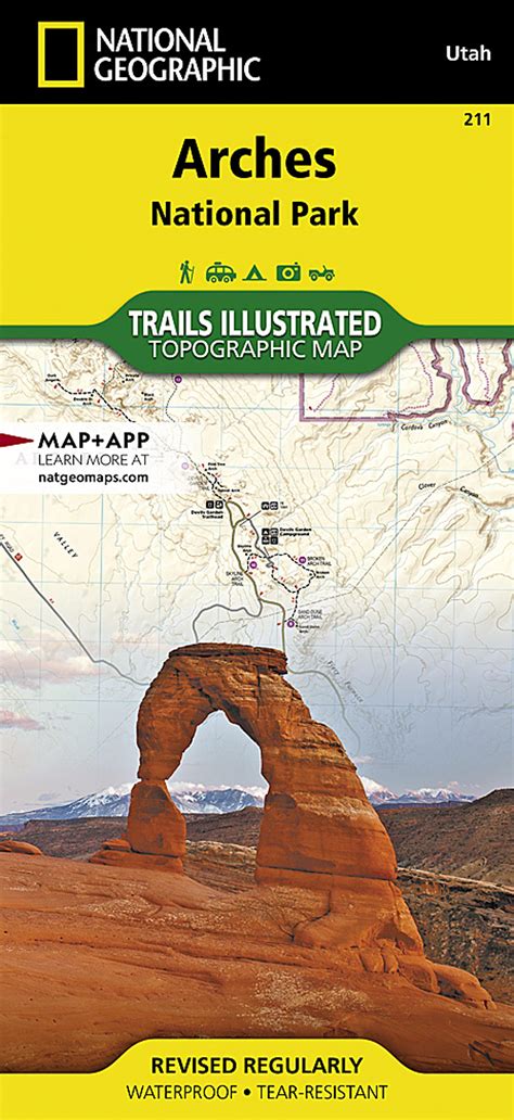 Arches National Park Map The Hiker Box