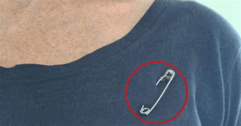 If You See Someone Wearing A Safety Pin On Their Shirt This Is What It
