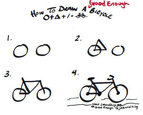 Simple Cartoon Bike Drawing