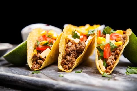 Delicious Tacos — Stock Photo © Gdolgikh 86659340
