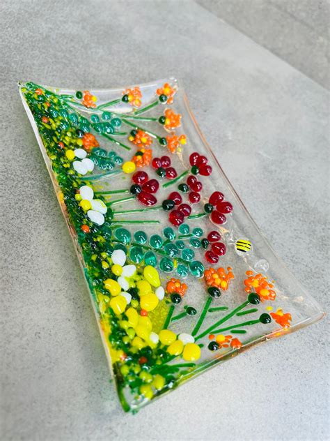 Fused Glass Kit Craft Kit Make Your Own Glass Soap Dish Etsy