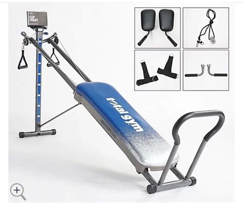 Total Gym Elite Plus With 8 Resistance Levels And Pilates Kit Ebay