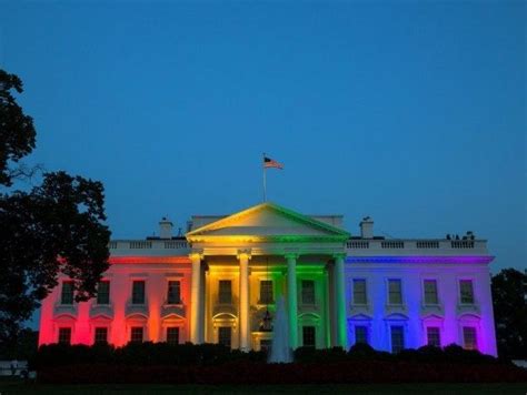 Obama Admin Flaunts Rainbow White House After Same Sex