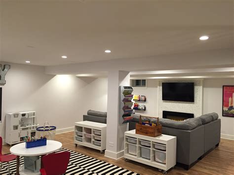 Before And After Laceys Multifunctional Basement Basement Living