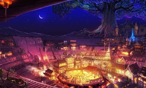 Anime Village Wallpapers Wallpaper Cave