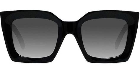 Celine 55mm Square Sunglasses In Black Lyst
