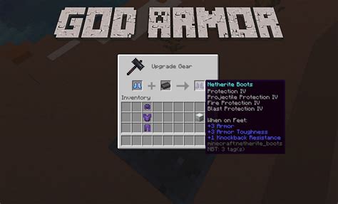 How To Make God Armor In Minecraft