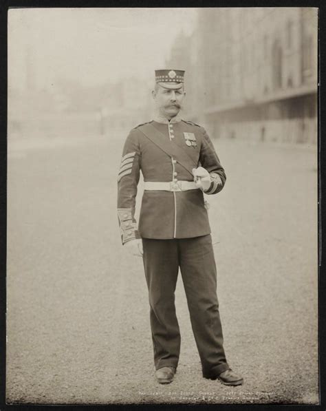 1890s Photo British Army Uniform Pay Sergeant 2nd Scots Guards