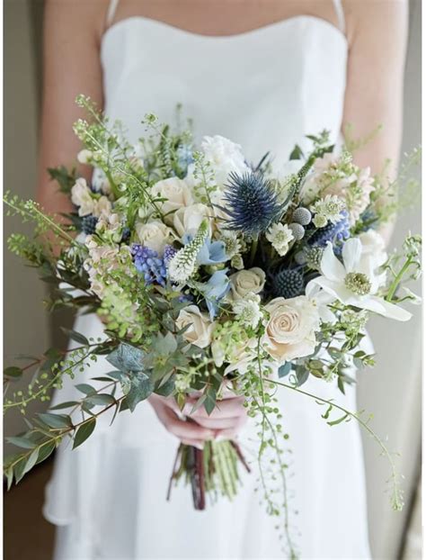 At the knot, we provide all the information you need to pick the perfect spot for your big. Wild Blue Bride Bouquet in Los Angeles, CA | Brenda's Flowers