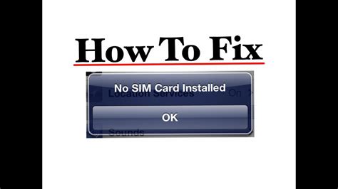 May 16, 2019 · you might try to guess it, but unfortunately, you can only do so three times, after which your sim card locks and your iphone can't use the sim anymore. How to Fix No Sim Card Installed and No Service Messages on all iPhone and iPad models - YouTube