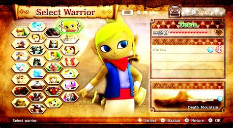 Hyrule Warriors Character Selection Miss Tetra By Obsessedgamergal86 On Deviantart
