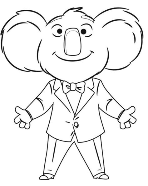 593x832 sing ash coloring pages. Sing Ash Pages Coloring Pages