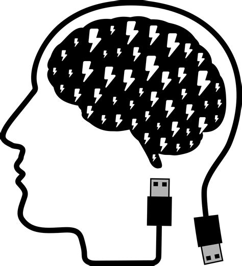 Electricity clipart brain, Electricity brain Transparent ...