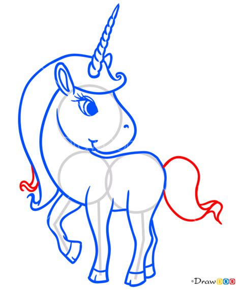 How To Draw Graseful Unicorn Horses And Unicorns