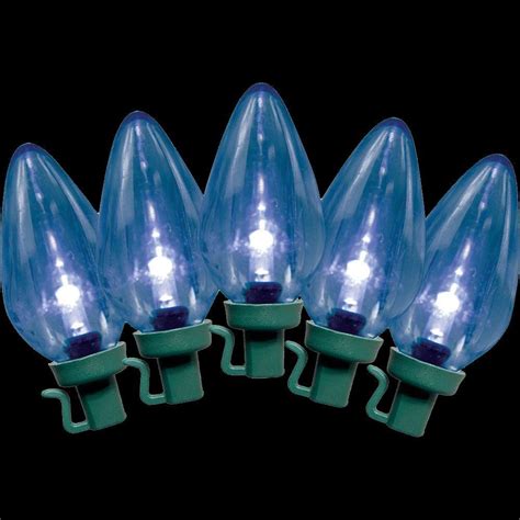 Home Accents Holiday 35 Light Led Blue Smooth C9 Light Set Ty895 1515 B