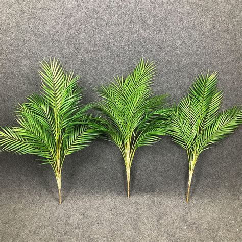 15 Heads Large Tropical Palm Tree Artificial Plants Branch Fake Palm