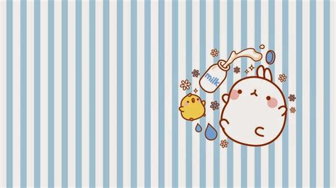 Wallpaper colorful kawaii sweet by nagamine chan. Sweety Spica: Molang Desktop Wallpaper | Cute wallpapers ...